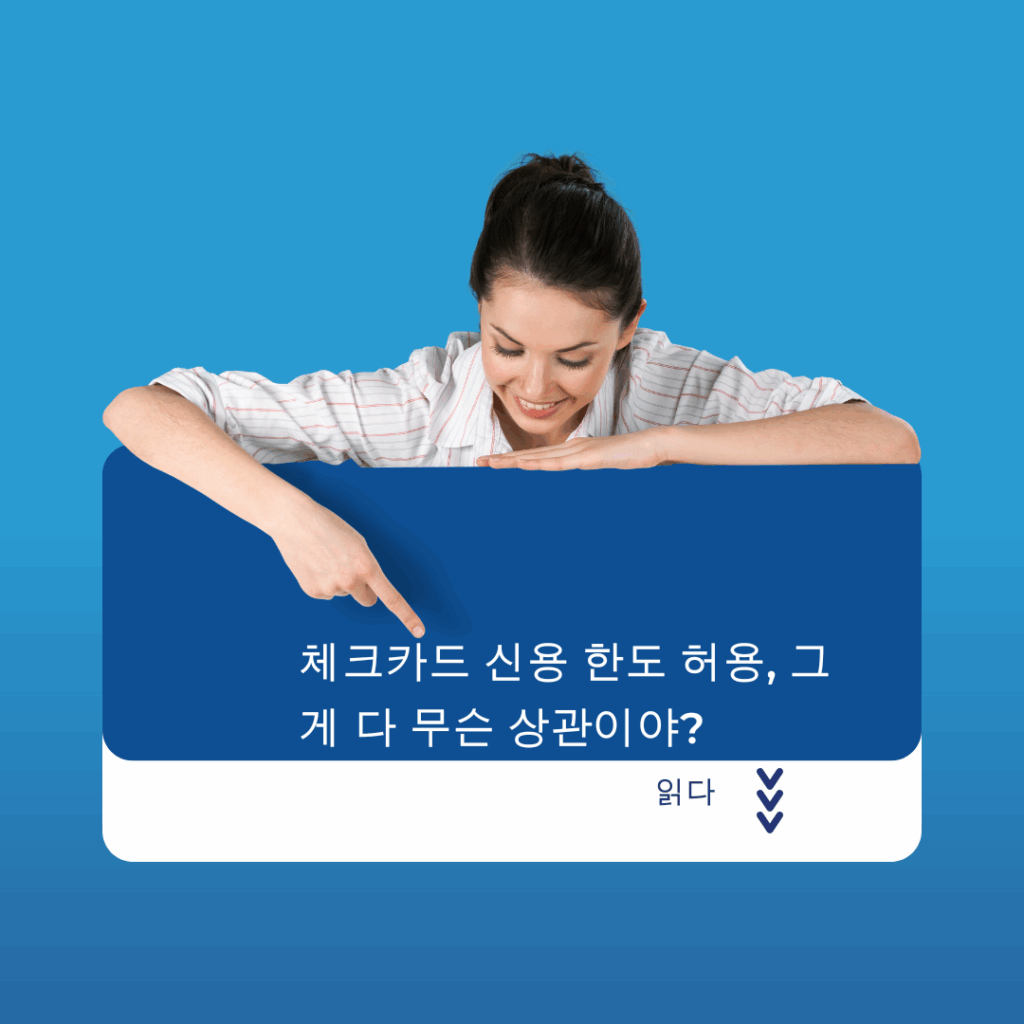 체크카드 신용한도부여 뜻